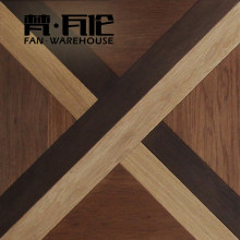 梵瓦伦实木复合地板 碳化橡木拼花地板 