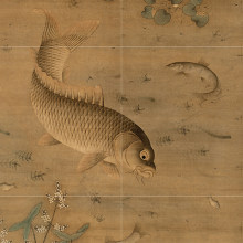 斯米克 艺术瓷 中国画系列 鱼藻图