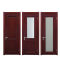 优质免漆含玻璃套装门 (多种色板备选，含门套，包安装）YJ-302